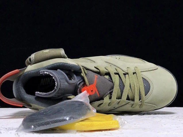 Rep Air Jordan Scott Travis CN1084-200 Olive Medium x 6 0627